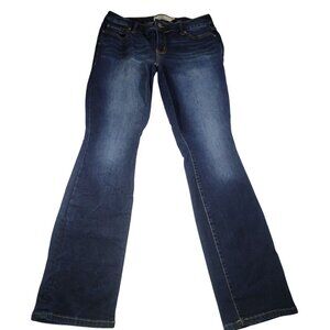 Torrid Denim Women Dark Wash Stretch Cotton Spandex Blend Flared Jeans Size 12R